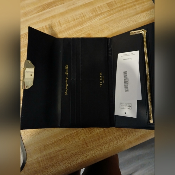 Ted Baker Like NEW Stunning Long Black Wallet - Picture 6 of 13